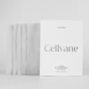 Cellvane Bio Ampoule Mask 5'li set kutusu ve maske poşetleri